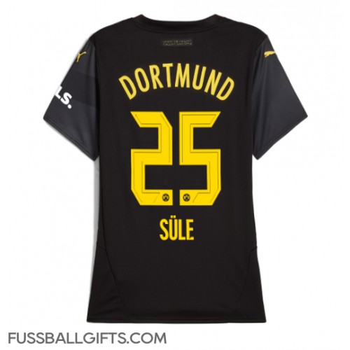 Borussia Dortmund Niklas Sule #25 Fußballbekleidung Auswärtstrikot Damen 2024-25 Kurzarm